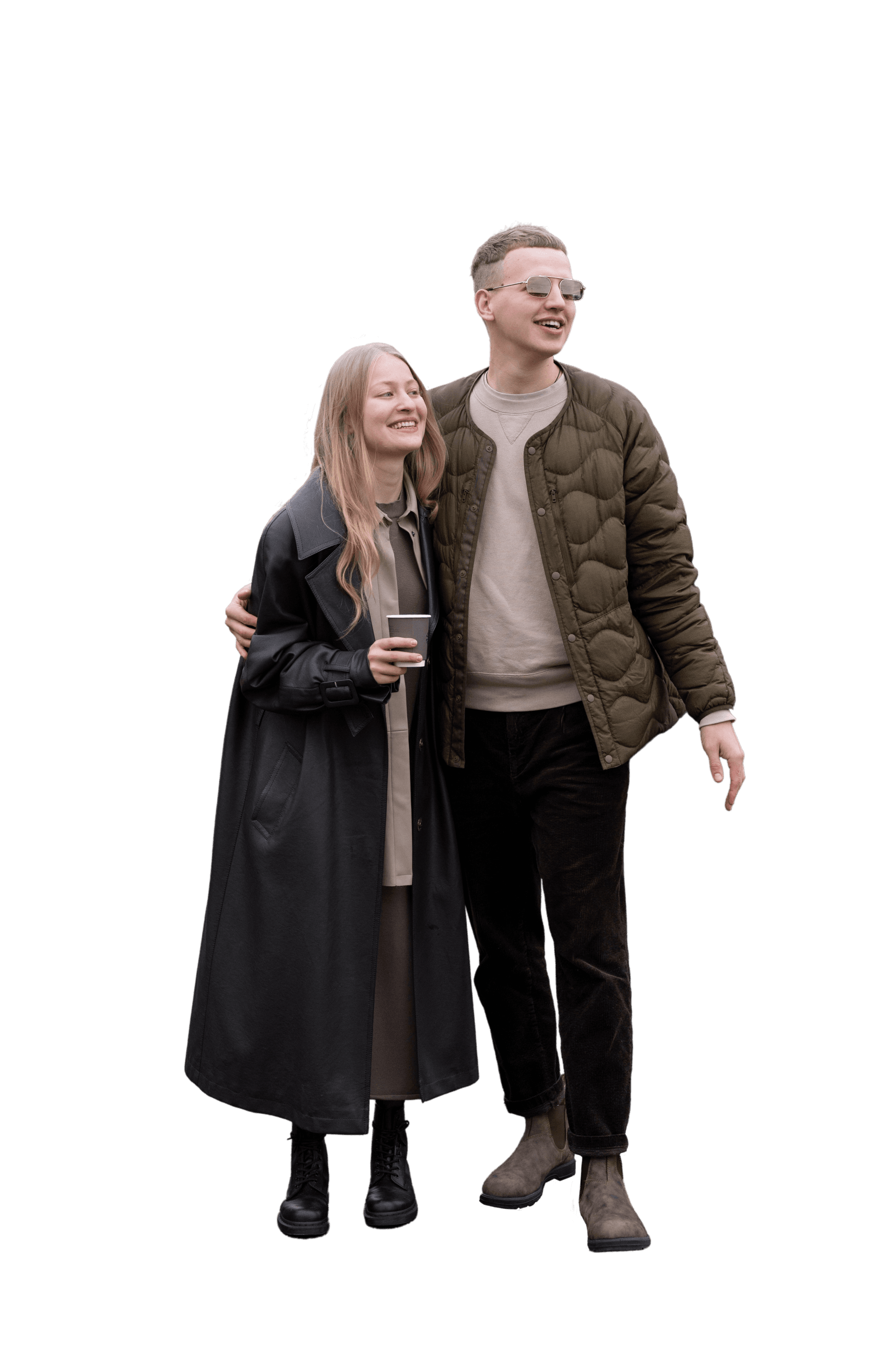 Couple standing together